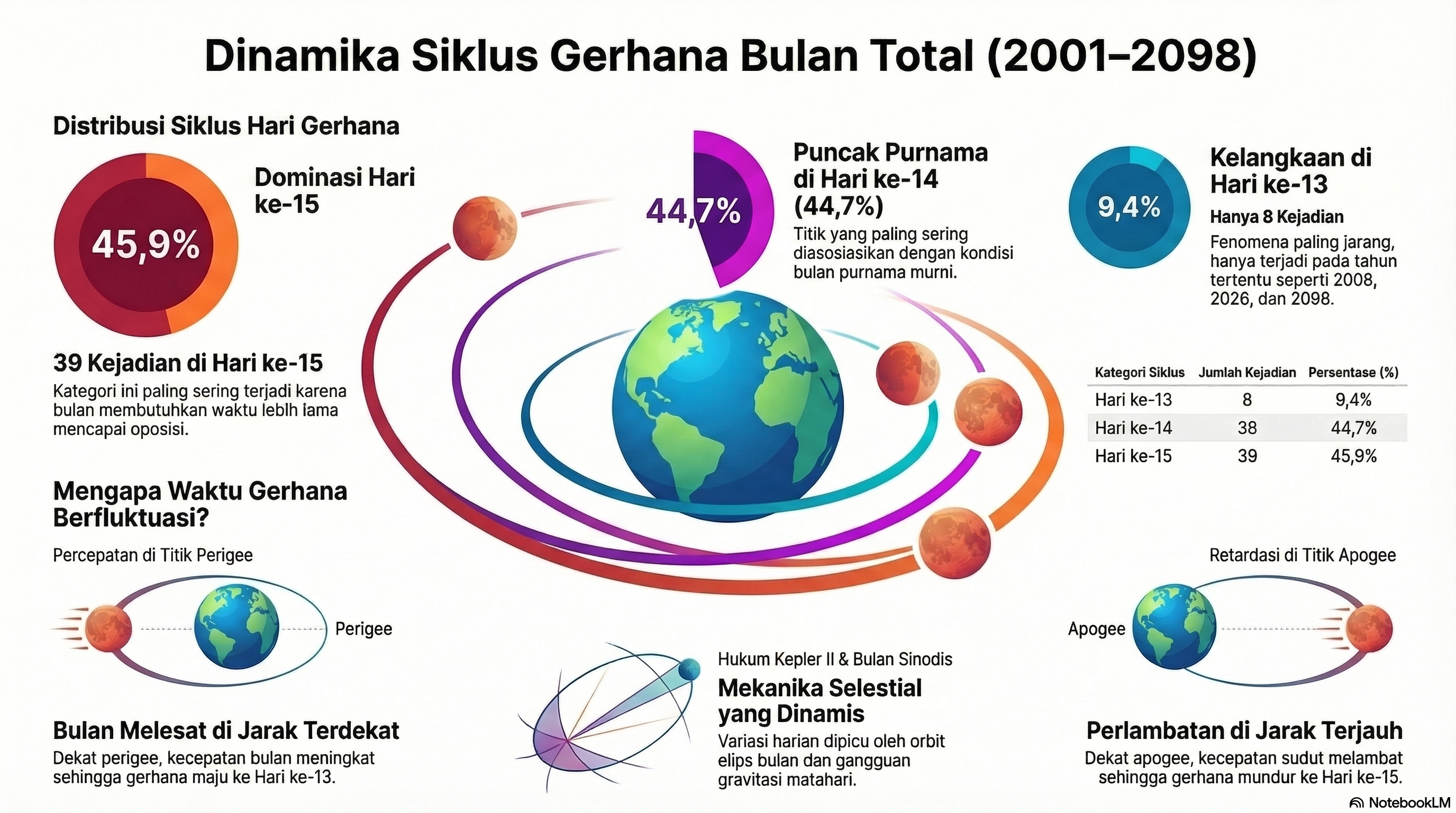 Dinamika Siklus Gerhana Bulan Total